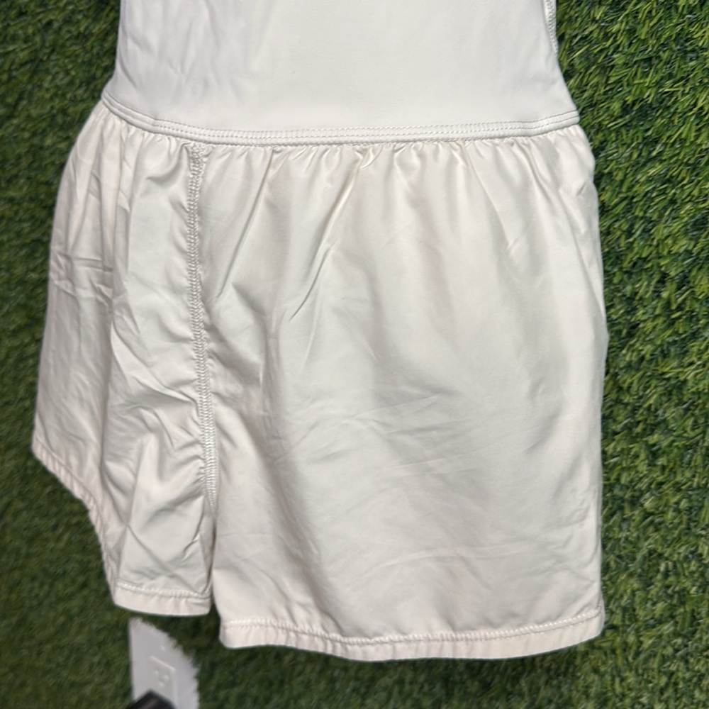NWOT Free People FP Movement Righteous Runsie in Mineral Bath XS Off White - Picture 7 of 13